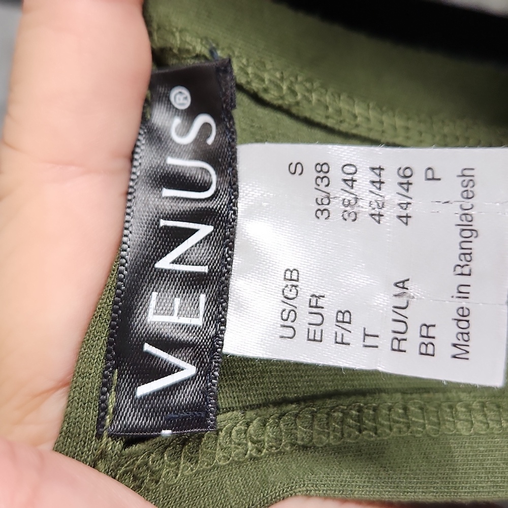 Venus Olive Green Open-Back Strappy Top - Picture 6 of 8